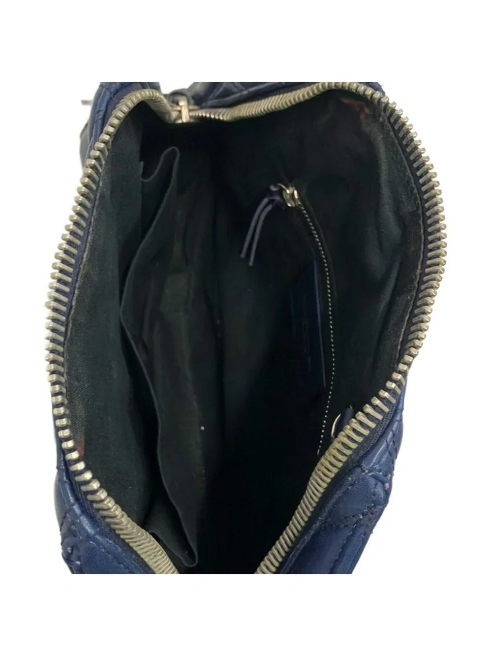 Balenciaga Clutch Navy Quilted Leather
